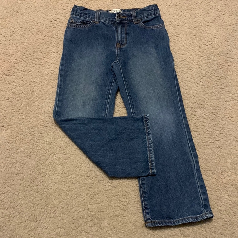 Children’s Place Boys Bootcut Dark Wash Jeans